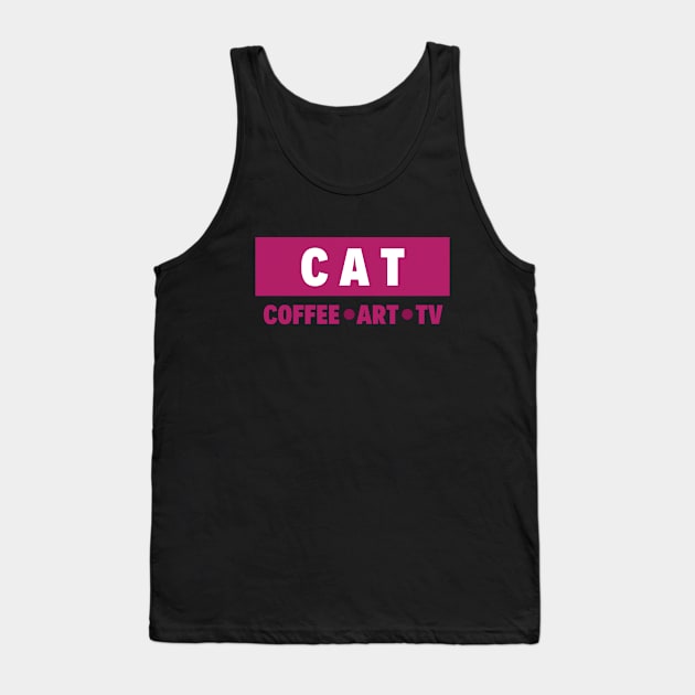 Coffee Couch potato Artist Tank Top by Nice Surprise